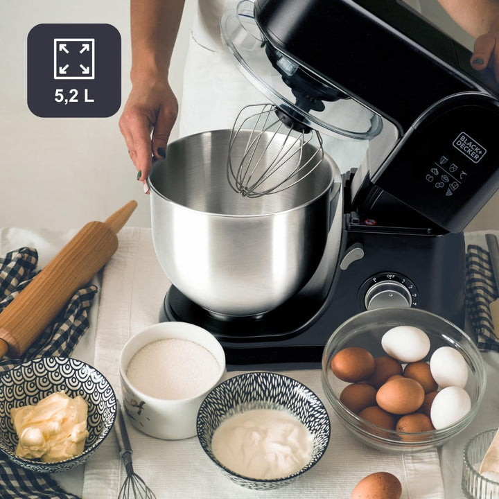 BLACK+DECKER BXJBA350E - Standmixer, Pulse-Funktion, 1,5 l Kunststoffbehälter, 4-Edelstahl-Messer, a