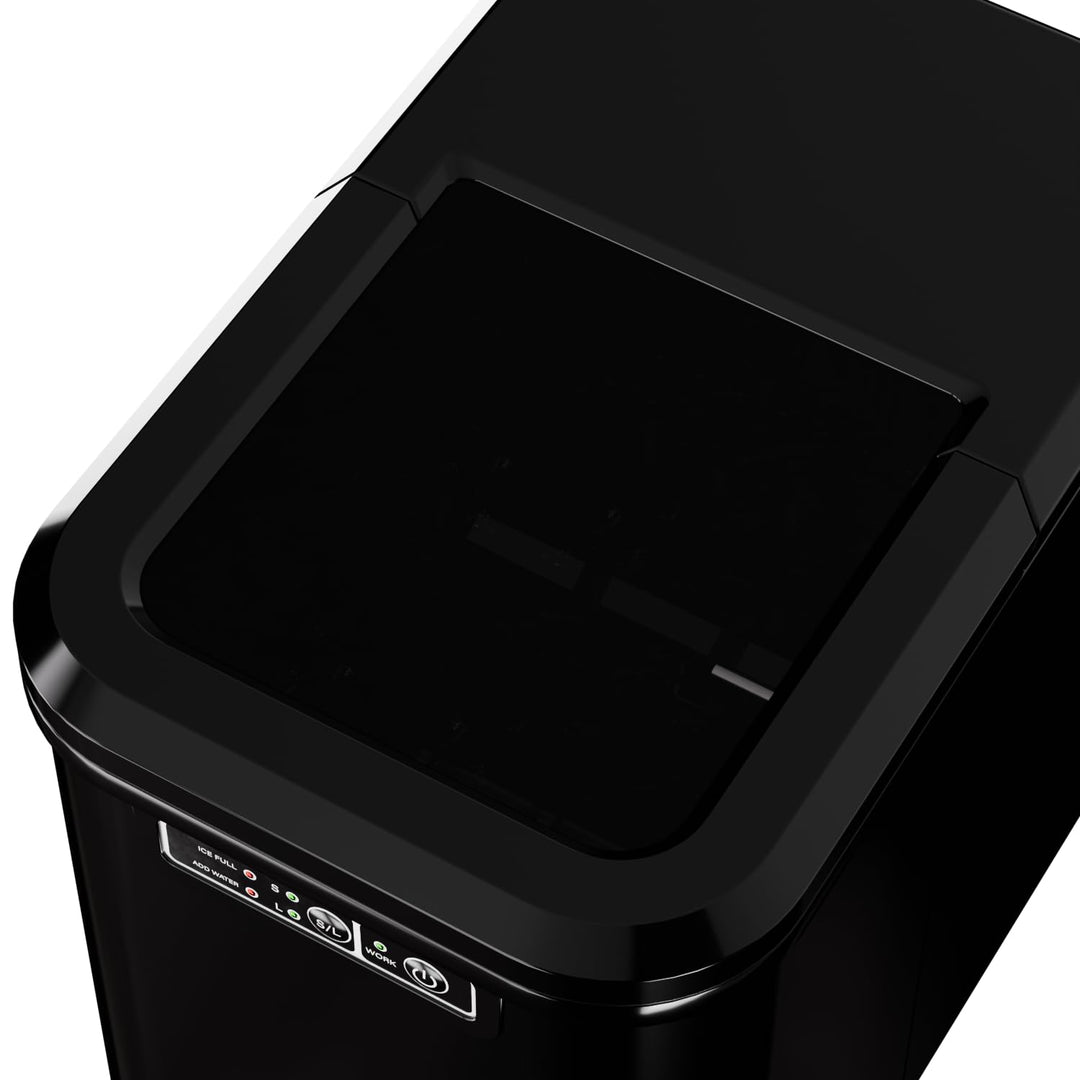 TroniTechnik® Eiswürfelmaschine Eiswürfelbereiter, Ice Maker, 12kg/24h, 2,2 Liter Wassertank, 2 Grös
