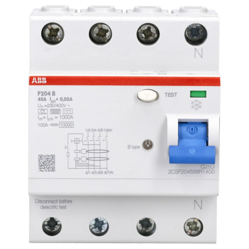 ABB FI-Schutzschalter F204B-40/0,03 2CSF204568R14008012542342052