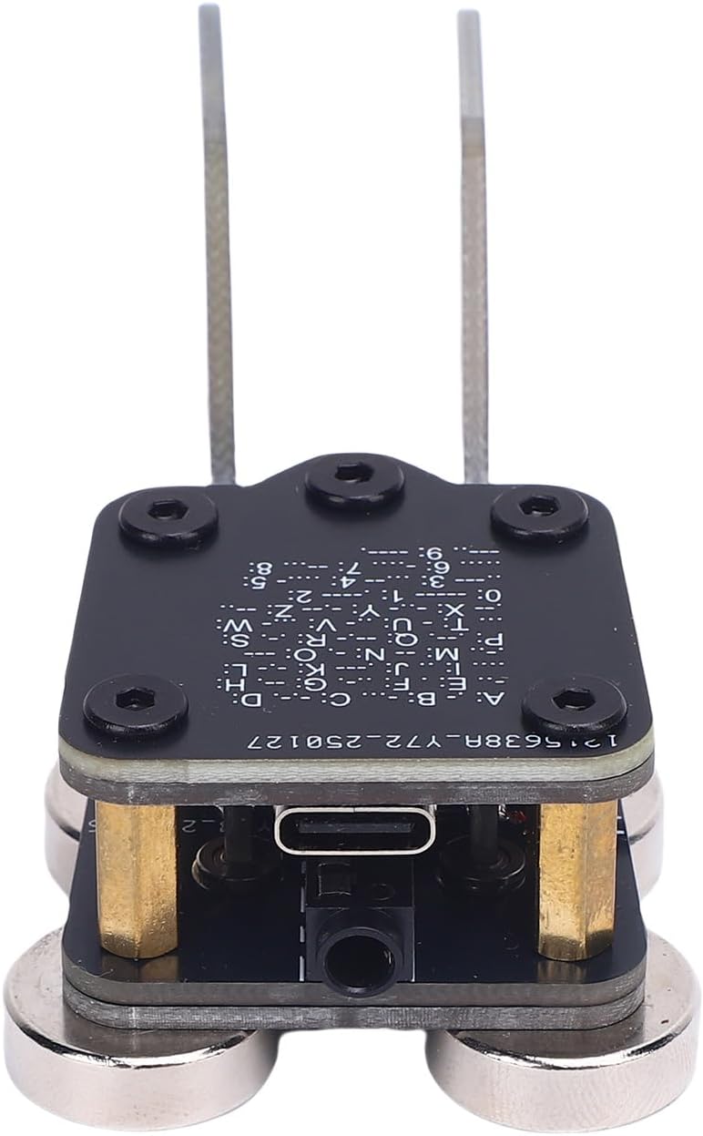 Morse Code Keyer Double Paddle CW Automatische PCB 4 ND Magnettrainer USB -Schnittstelle Morse Key f