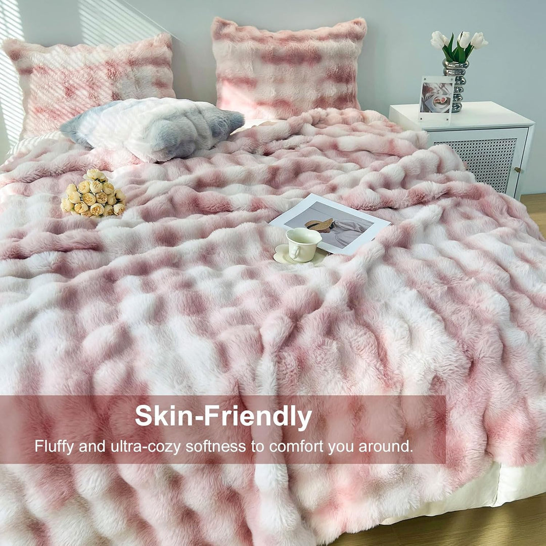 Kuscheldecke Kaninchen Plüsch Decke Super Soft Wohndecke Dick 1000 G/M² Flanell Decke Warme Überwurf