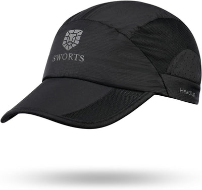 SWORTS HeadUp Running Cap (Light) Ultradünne Laufkappe mit Atmungsaktivem Mesh (Unisex Basecap Sport