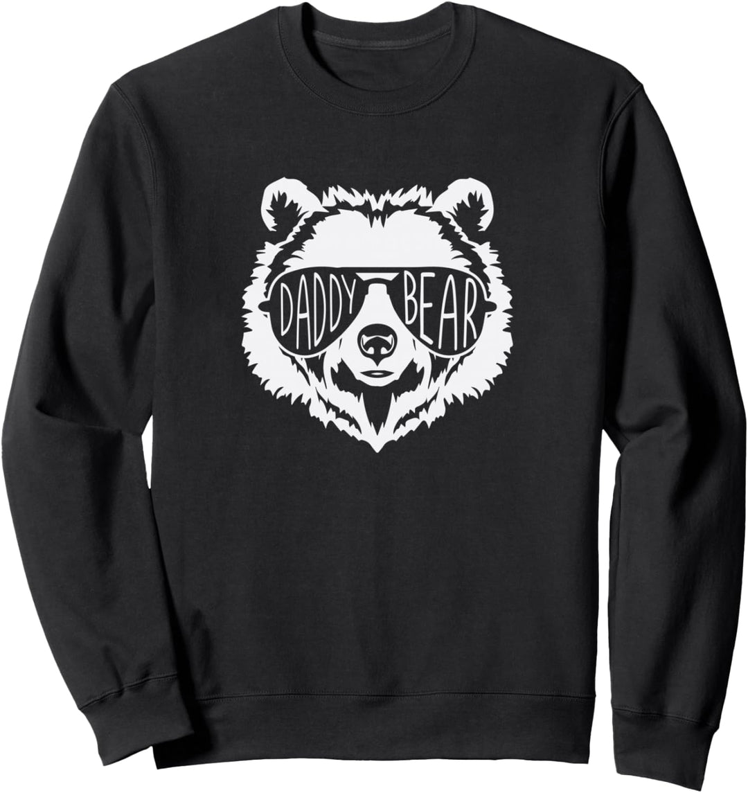 daddy Bear Face with Sunglasses Sweatshirt