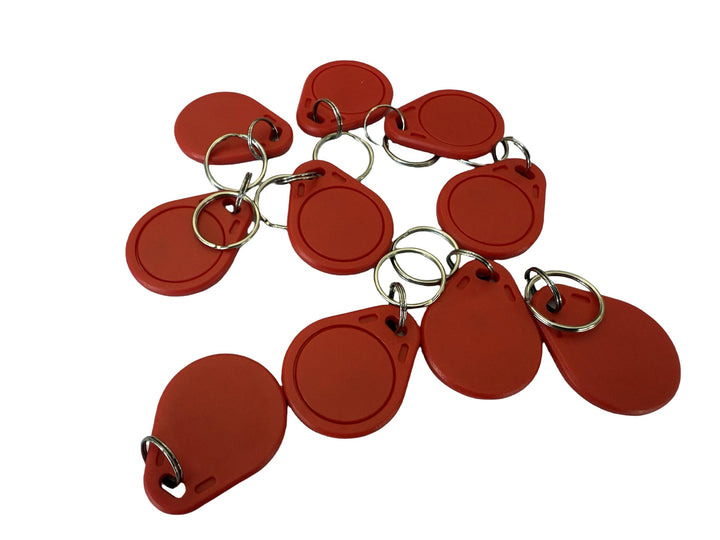 YARONGTECH® ISO14443A RFID Schlüsselanhänger 13.56MHz rot Nähe ABS IC Tags NFC MIFARE Classic 1K Tag