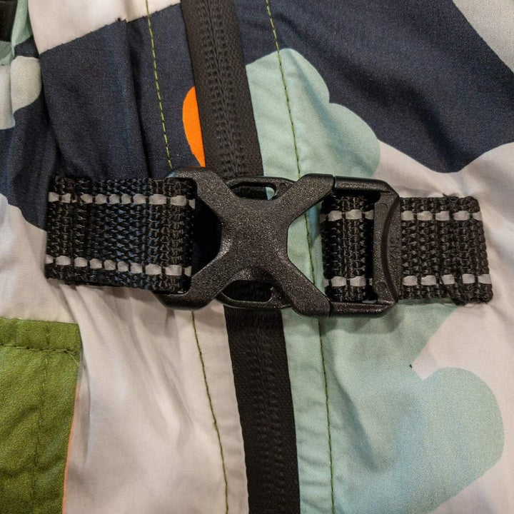 Croci Hiking Regenmantel für Hunde, tragbar, Go Harlequin, Grösse 25 cm - 151 g, 25 cm