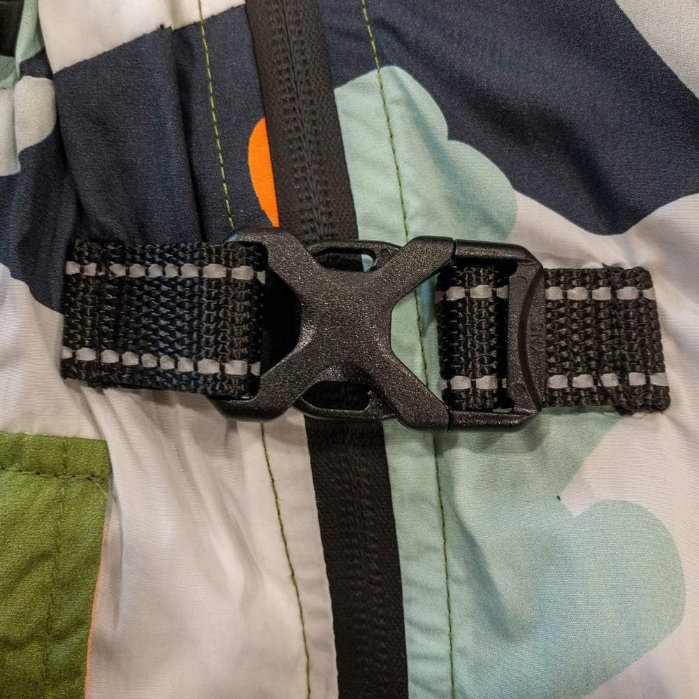 Croci Hiking Regenmantel für Hunde, tragbar, Go Harlequin, Grösse 55 cm - 381 g, 55 cm