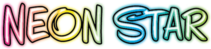 Winsport Billardqueue, Neon Star, Poolbillard Cue in Neon- gelb, pink, blau, grün. Profi-Spielqualit