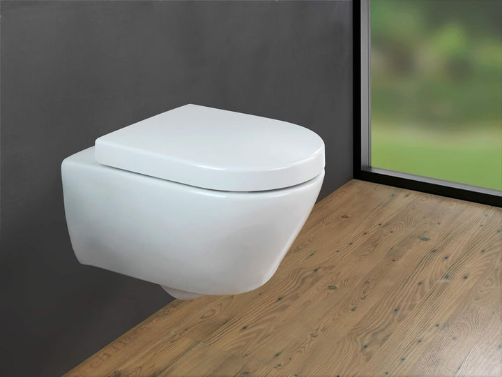 WENKO WC-Sitz Exclusive Nr. 4, Toilettensitz mit Absenkautomatik, passend für Villeroy & Boch Subway