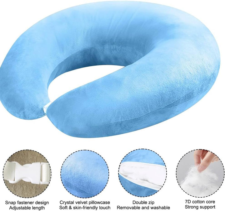 Ergonomisches Kissen, Multifunktion Armstütze, Waschbarer Bezug, U-förmige Beckenkissen, Armstützkis
