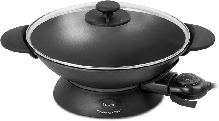 Riviera-et-Bar QWK460 Elektrischer Wok, Aluminium