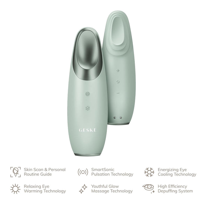 GESKE | Warm &amp; Cool Eye-Energizer 6 in 1 inkl. De-Puffing Eye-Serum | SmartAppGuided All-In-One Auge