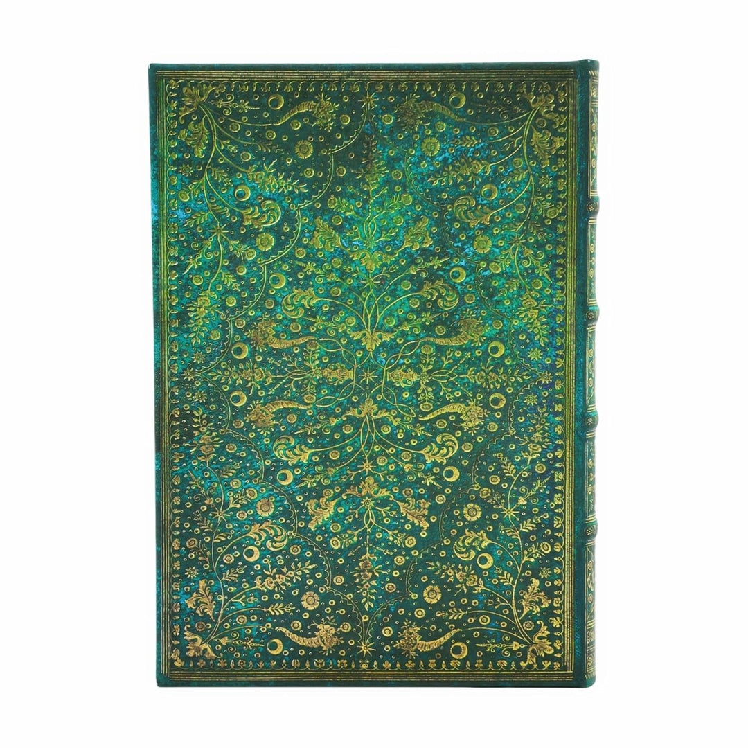 Emerald Flower (Nature’s Grace) Midi Lined Hardcover Journal (Elastic Band Closure), Terminkalender
