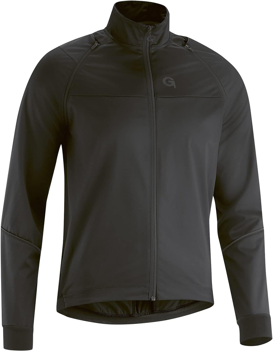 Gonso Leonte Zip-Off Softshell Jacke Herren gelb 2022 wasserdichte Jacke, Schwarz