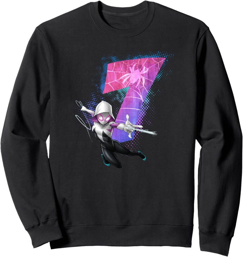Marvel Ghost-Spider Gwen Stacy 7th Birthday Graphic Sweatshirt