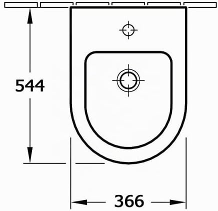 Hochwertiges Wand-Hänge-Bidet CH2019V
