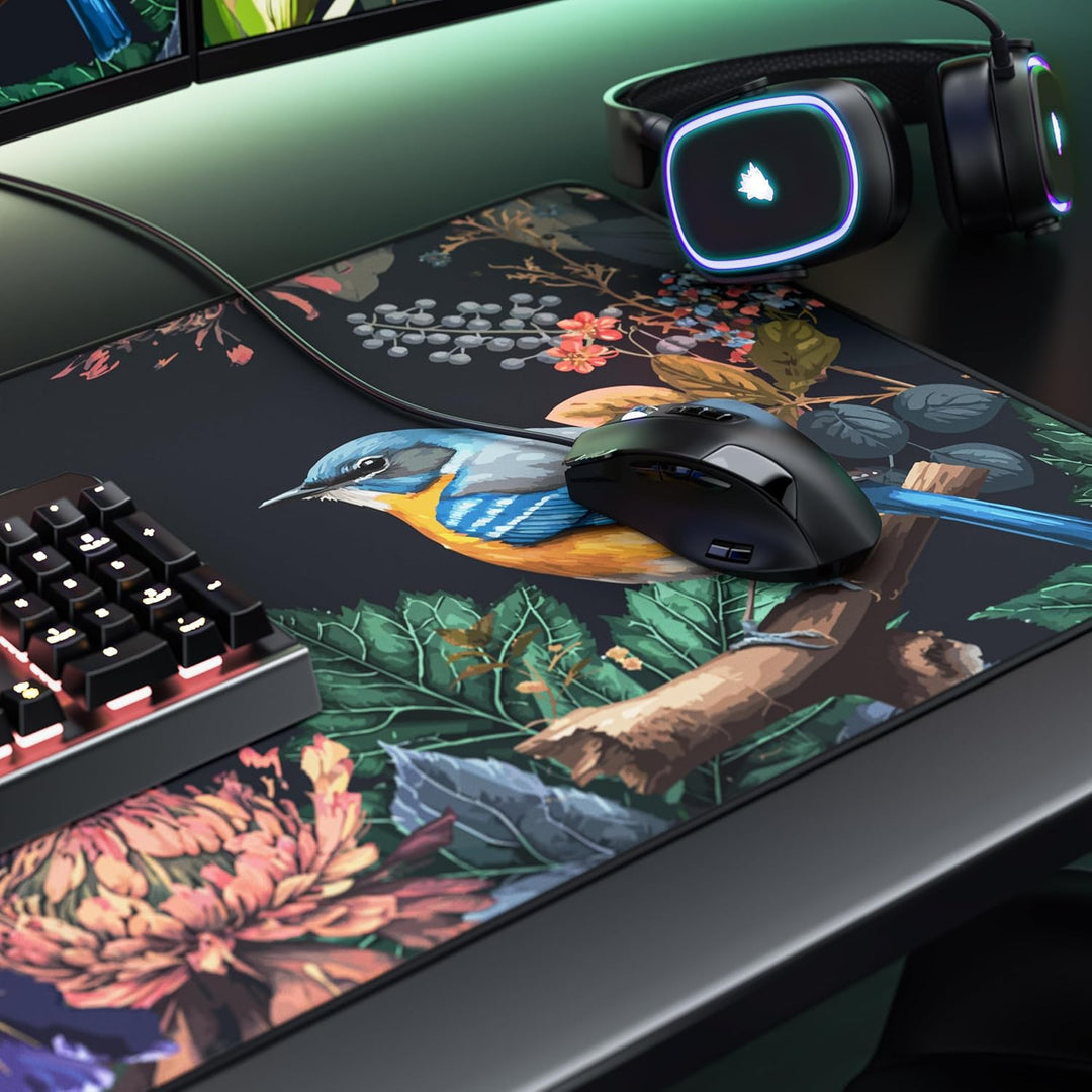 TITANWOLF - XXL Speed Gaming Mauspad 900 x 400mm - XXL Mousepad - Tischunterlage Large Size - verbes