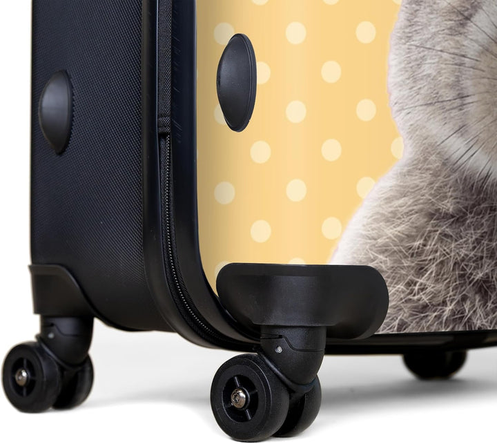 Koffer XL Gross 77x51.5x28 cm Reisekoffer mit Rollen Leicht Trolley grosser Hartschalenkoffer Rollko