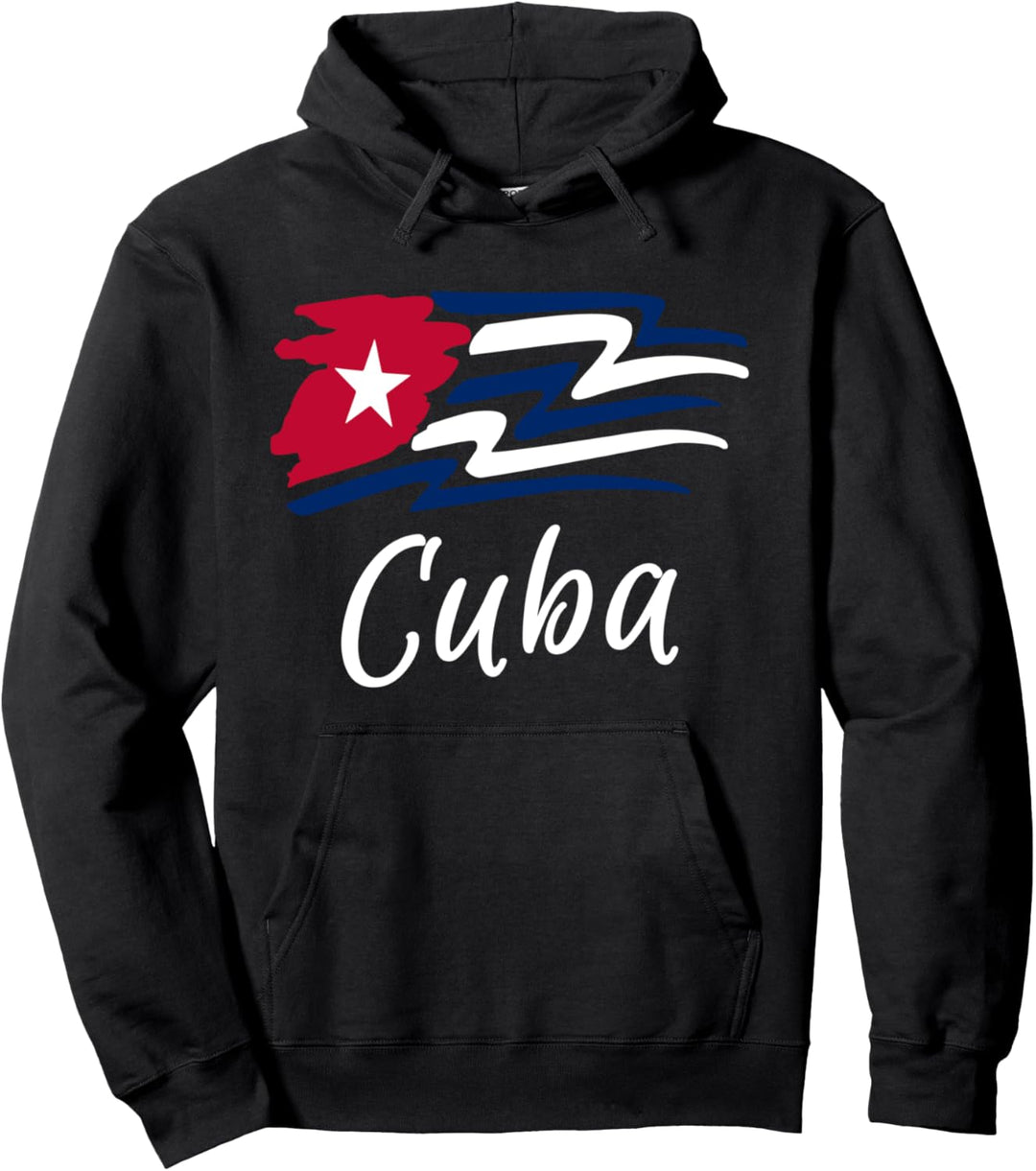 Kubanische Flagge Kuba Miami Spanisch Kubaner Wurzeln Pullover Hoodie