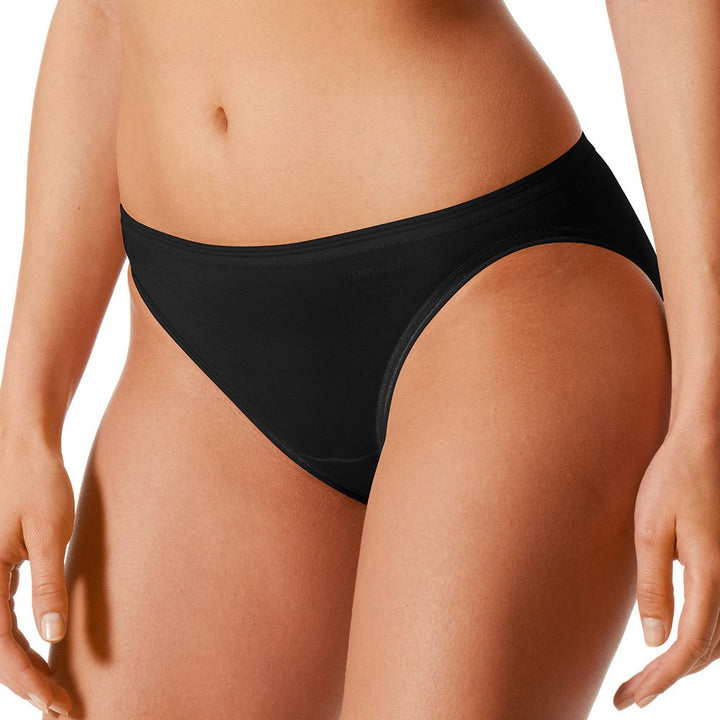 Mey 2er Pack Damen Minislips Lights Basic - 89210 - Schwarz - Grösse 38 Bodysize - Damenslips ohne S