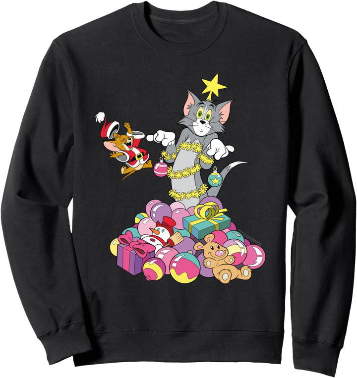 Weihnachten Tom & Jerry Christmas Presents Sweatshirt
