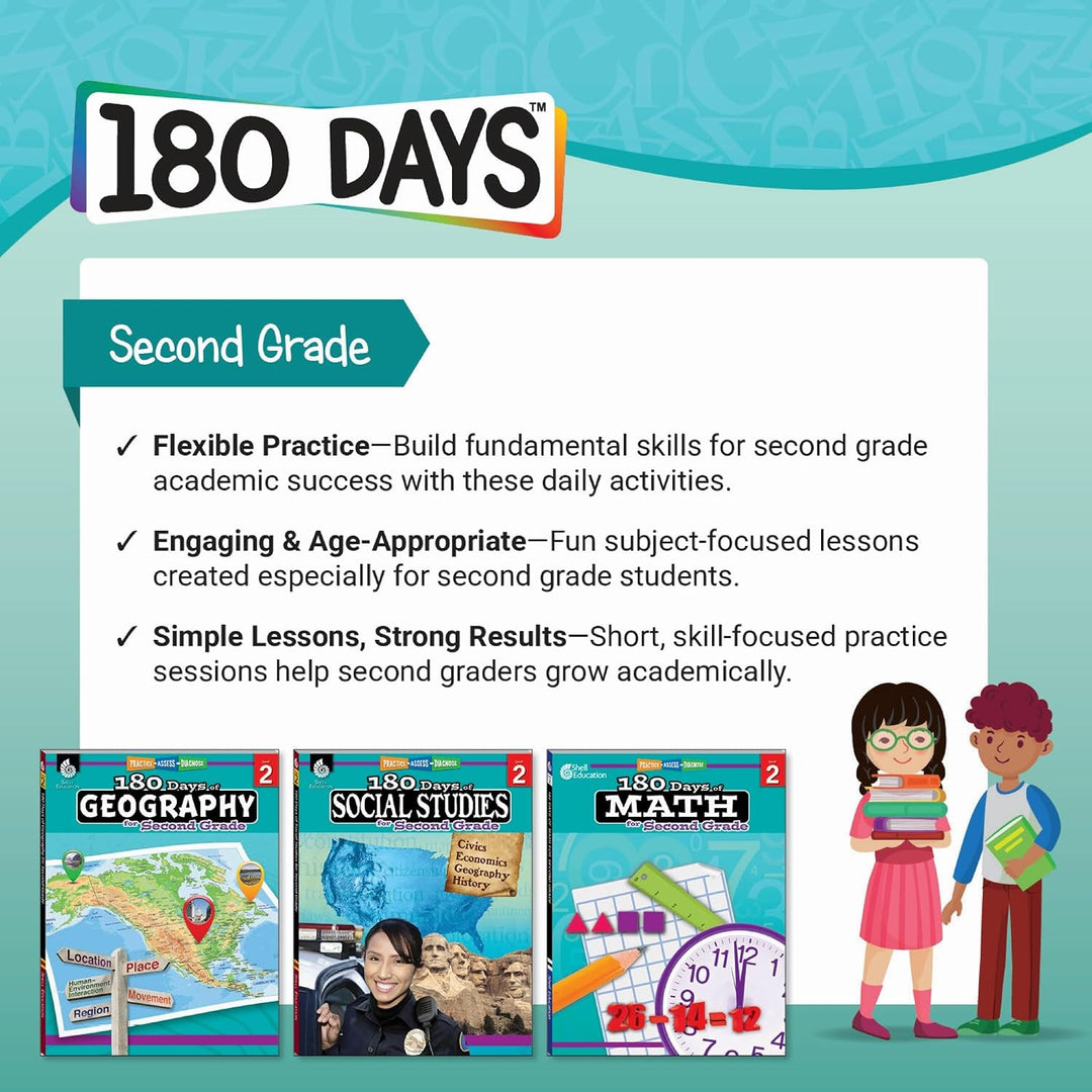 180 Days: Hands-On STEAM: Grade 2 (180 Days of Practice), Paperback