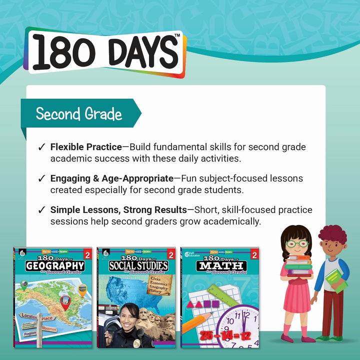 180 Days: Hands-On STEAM: Grade 2 (180 Days of Practice), Paperback