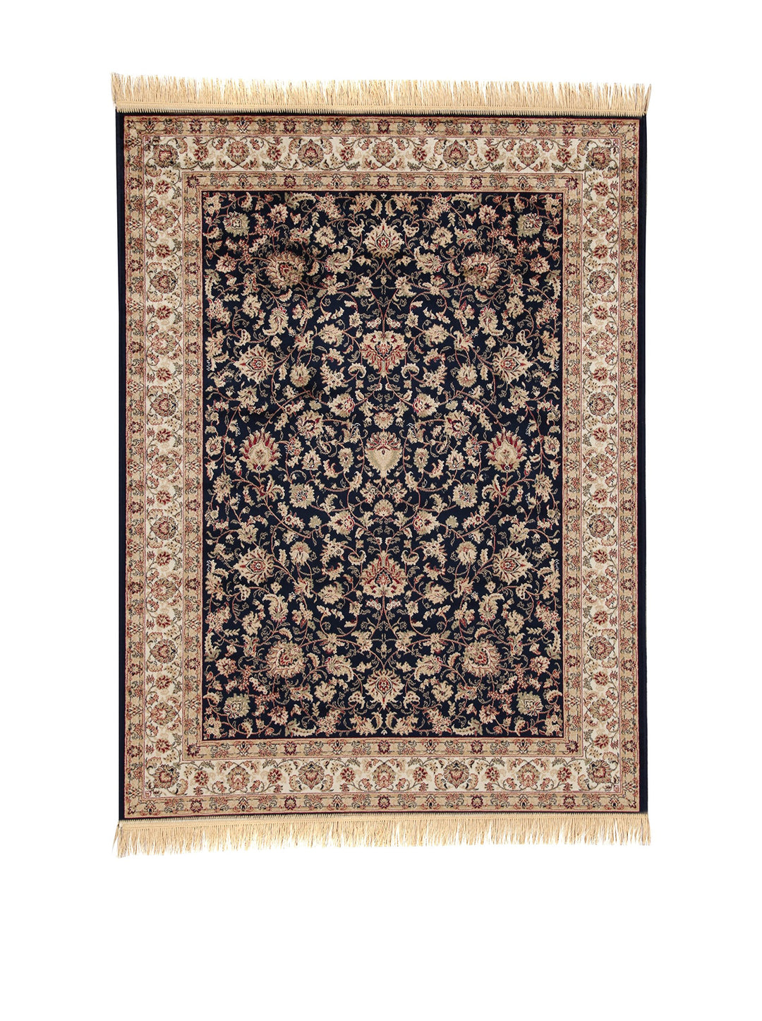 ABC Tappeti Teppich Farshian Hereke blau/braun 100 x 140 cm