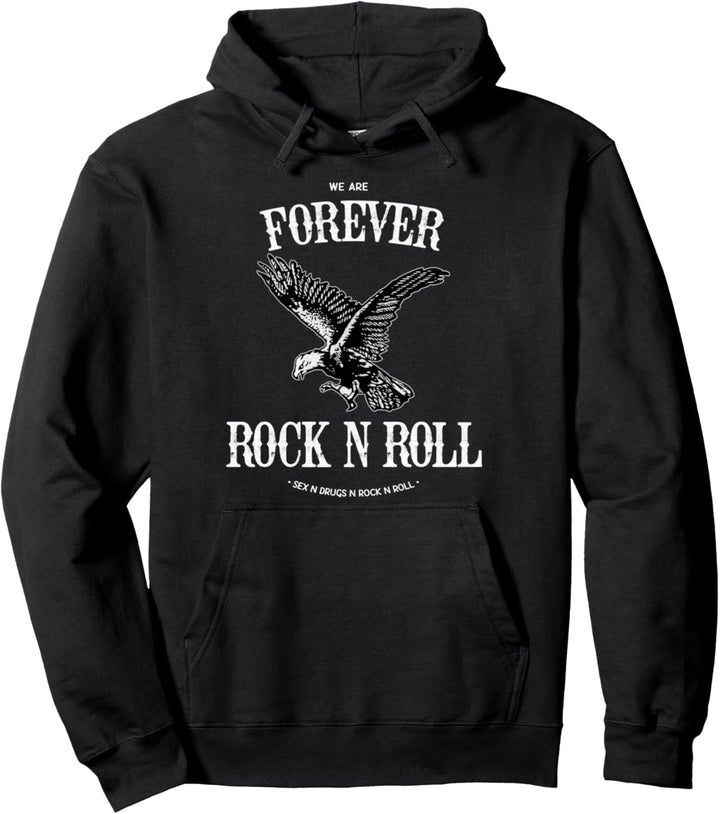 Für immer Rock n Roll Pullover Hoodie