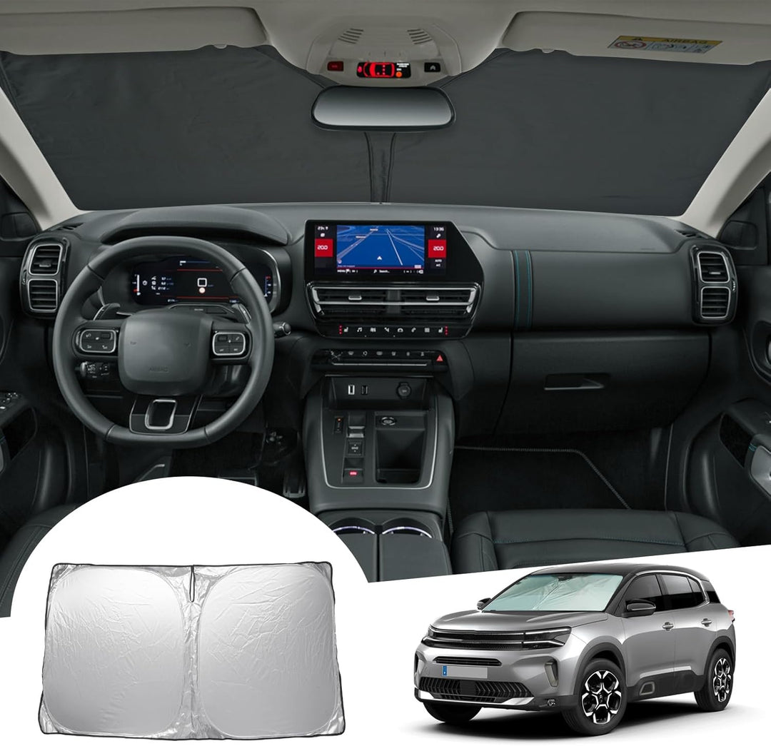 GAFAT Kompatibel mit Citroen C5 Aircross/Hybrid 2017-2023 Sonnenschutz Frontscheibe Innen, C5 Aircro