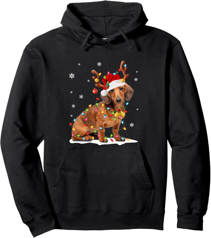 Dackel Rentier Weihnachten Dackel Lustig Dackel Mama Pullover Hoodie