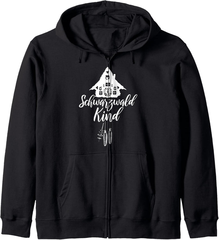 Schwarzwaldkind Schwarzwaldliebe Kuckucksuhr Schwarzwälder Kapuzenjacke