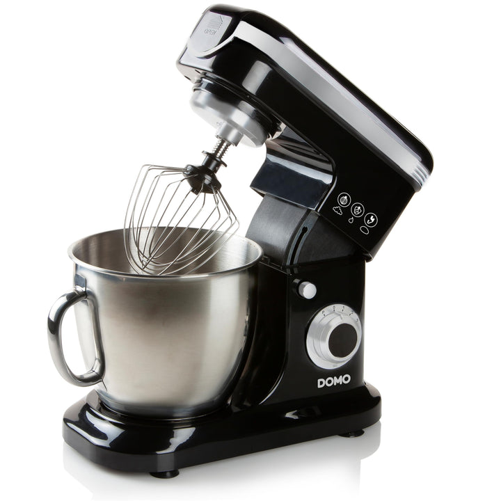 Domo DO1023KR Küchenmaschine 6 l - 1200 W - schwarz/silber