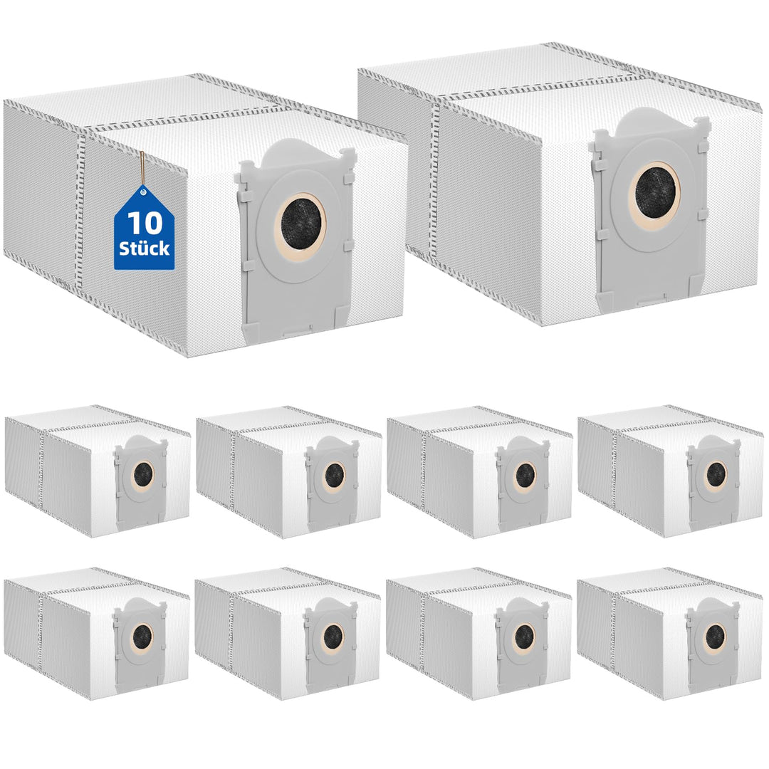 10 Stück Staubbeutel für ECOVACS DEEBOT X8 PRO OMNI / X9 PRO OMNI / T30C / T50 Pro OMNI /T50 MAX PRO