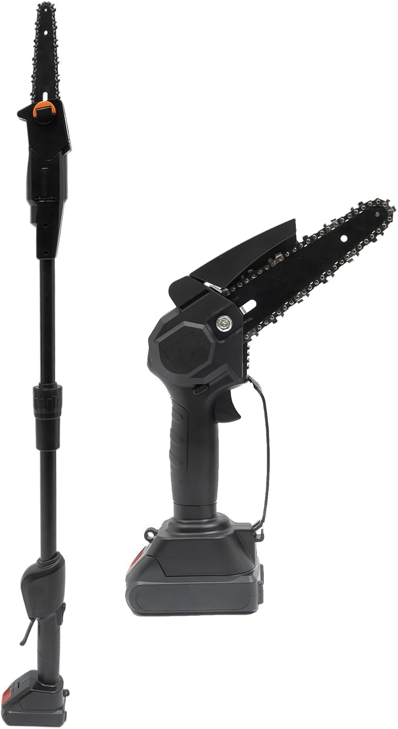 Kabelos Akku-Stangensäge 20V mit 1500mAh - 552W Motor, 4500 U/min - 4,1ft Länge - Sicherheitsverrieg