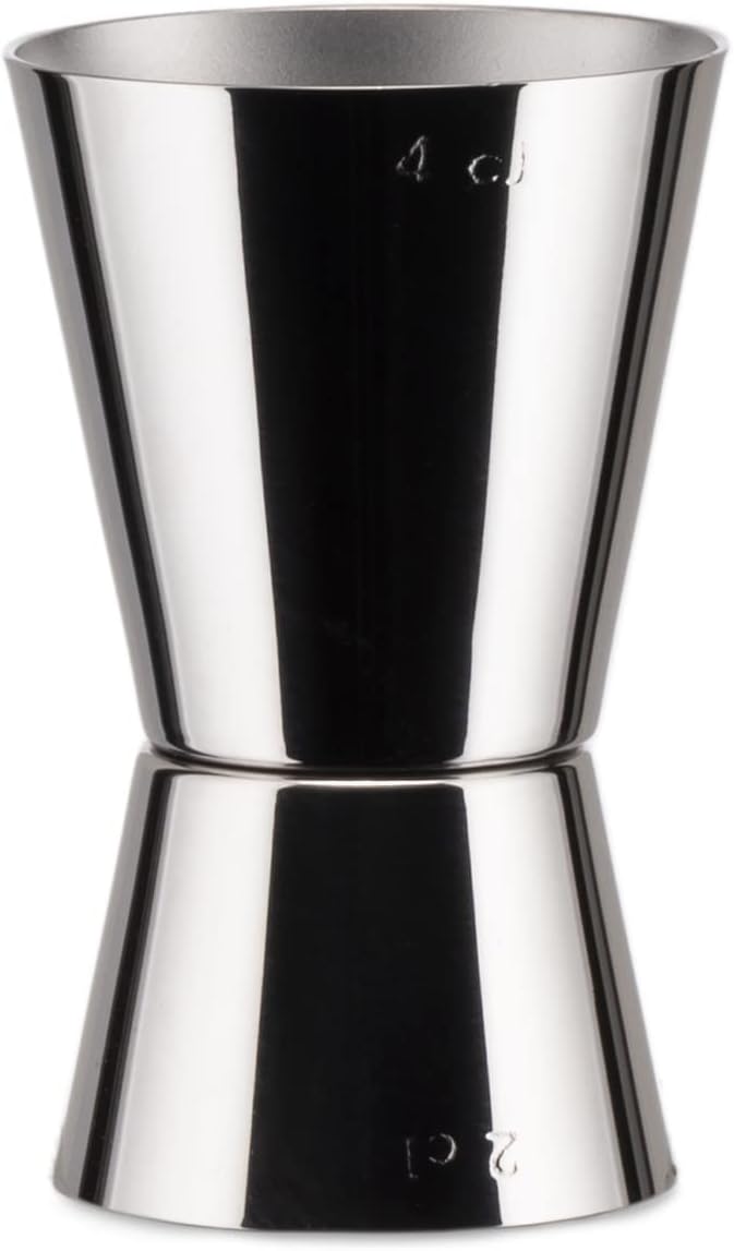 Alessi Cocktail Massnahme, Edelstahl, Silber, 28 x 4.5 x 17 cm