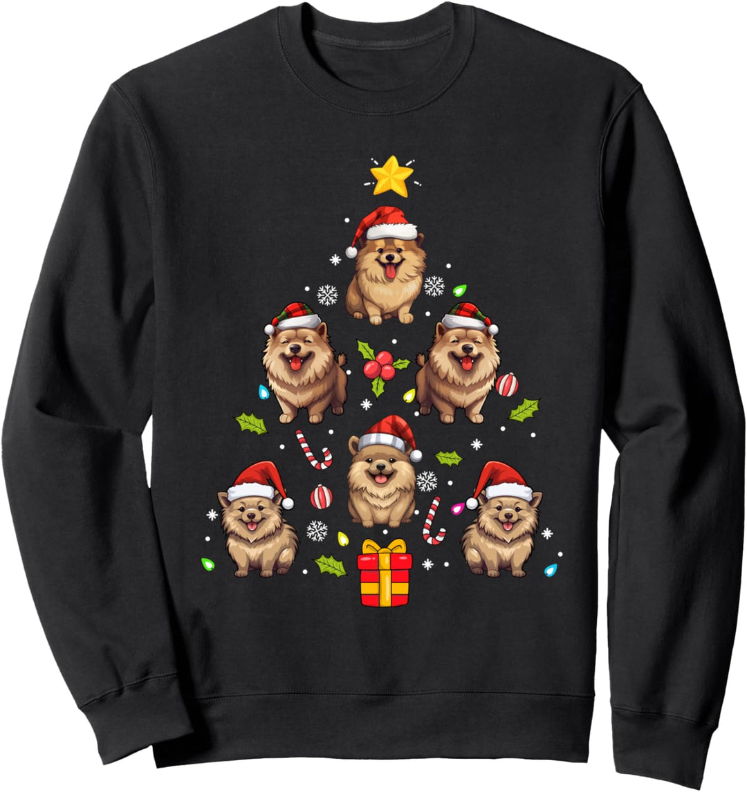 Eurasier Christbaumschmuck "Merry Christmas" Sweatshirt