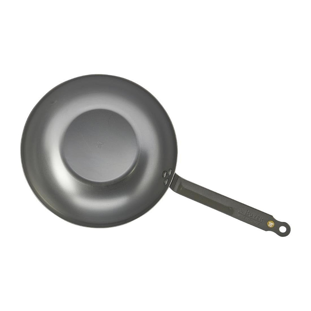 DE BUYER Wokpfanne aus Eisen, Durchmesser 28 cm