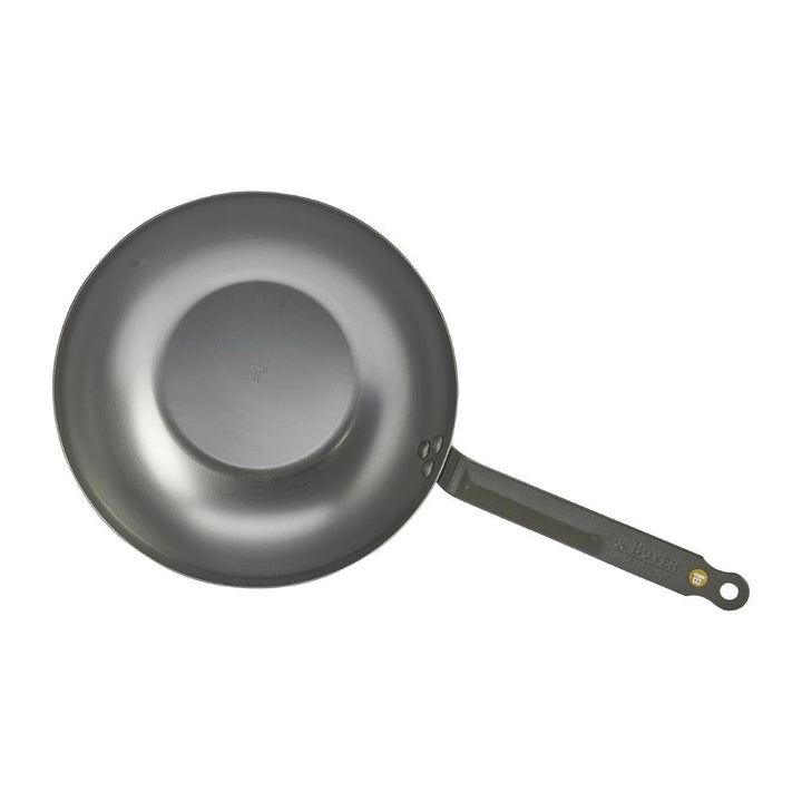 DE BUYER Wokpfanne aus Eisen, Durchmesser 28 cm
