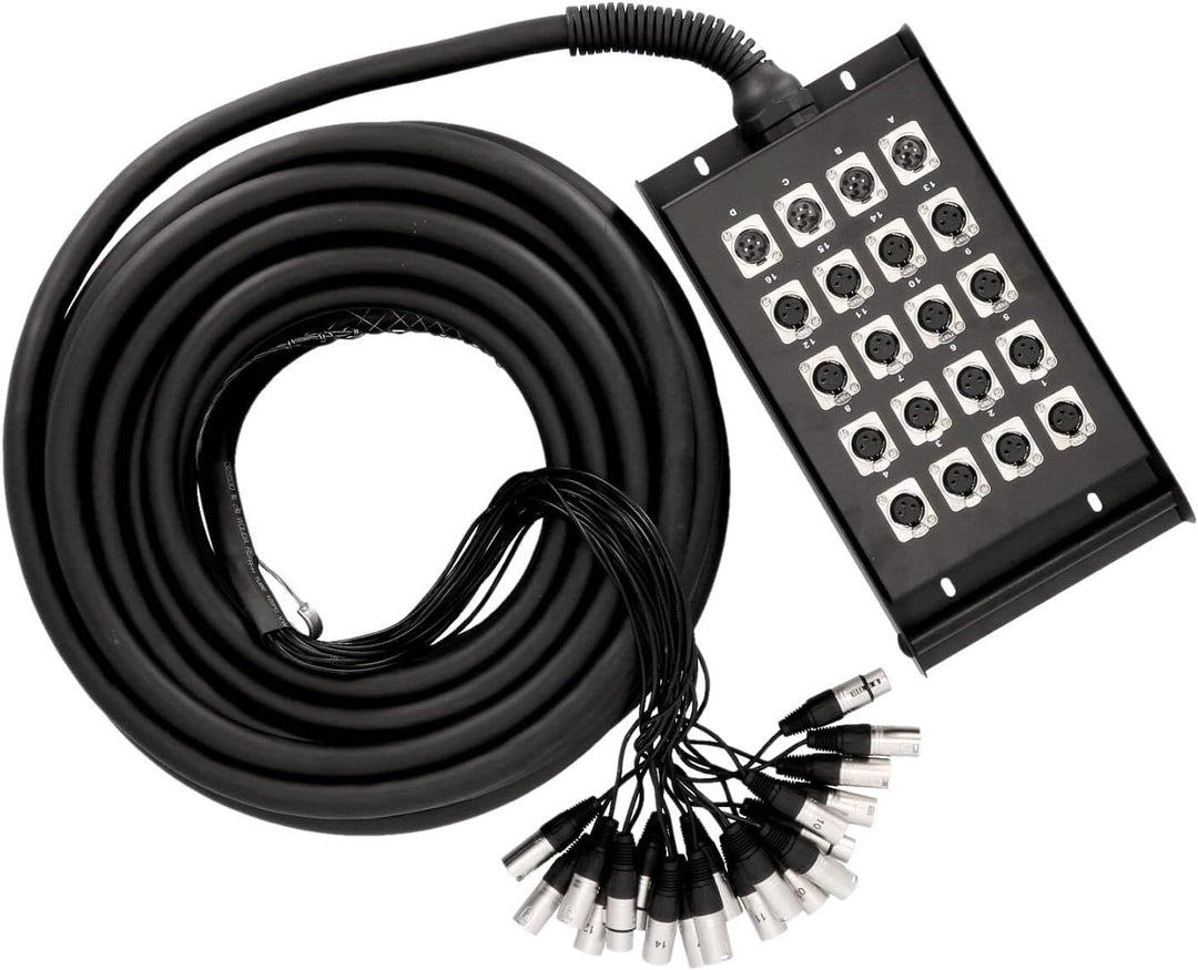 Adam Hall Cables K 20 C 15 Multicore Stagebox 16 x send & 4 x return | 15 m