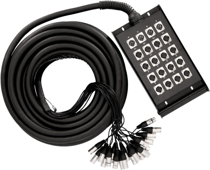 Adam Hall Cables K 20 C 15 Multicore Stagebox 16 x send & 4 x return | 15 m