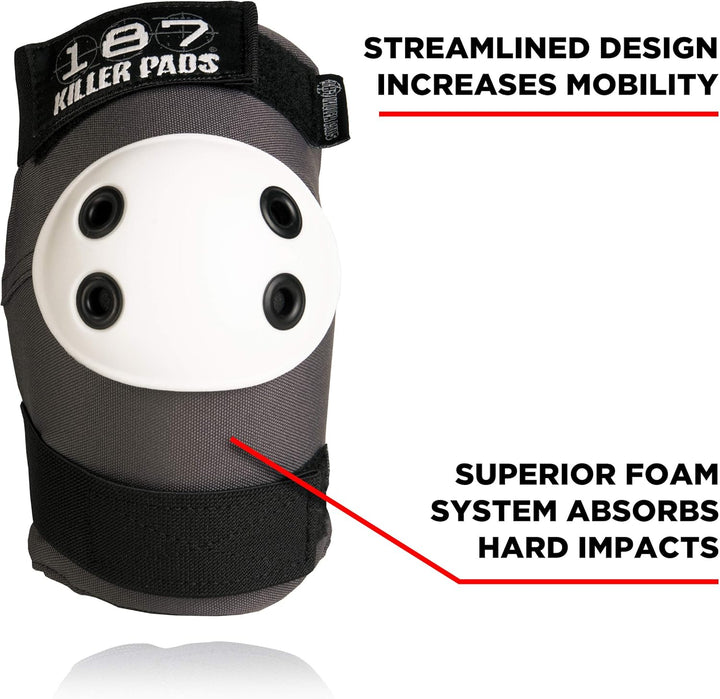 187 Killer Pads Unisex Elbowpads Schutzausrüstung S weiss, S weiss