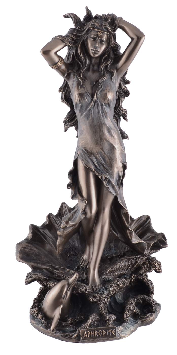 Veronese 708-7753 Figur Aphrodite Göttin der Schönheit bronziert Skulptur 29 cm