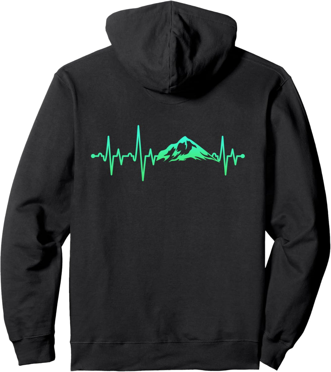 Mir reichts ich geh Wandern Natur Herzschlag Bergsteigen Pullover Hoodie