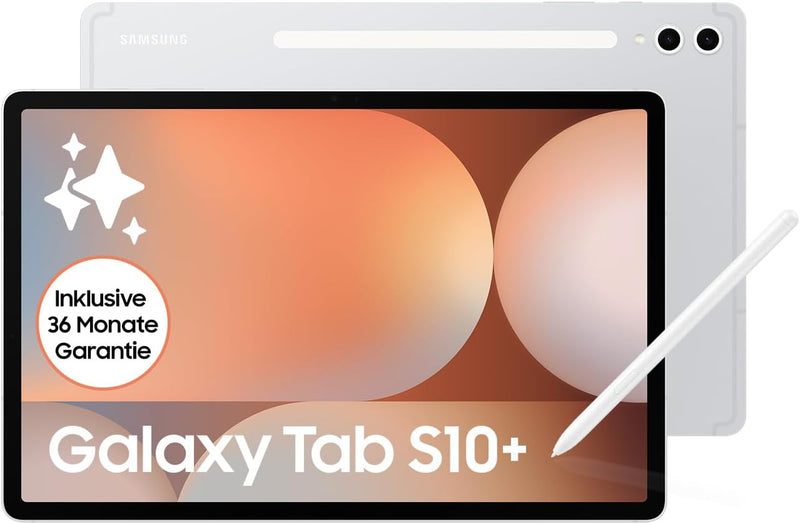 Samsung Galaxy Tab S10+ AI Tablet, Android Tablet, 12 GB RAM, 256 GB Speicher, AMOLED-Display, Antir