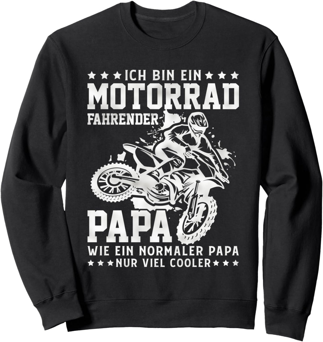 Supercross Papa Spruch Enduro Motorrad Motocross Vater Sweatshirt