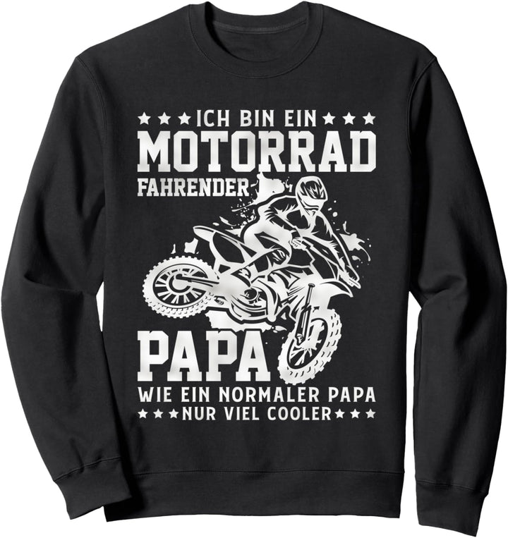 Supercross Papa Spruch Enduro Motorrad Motocross Vater Sweatshirt