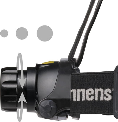 Brennenstuhl LuxPremium LED Akku Sensor Kopflampe SL 400 AF/Wiederaufladbare Stirnlampe mit Sensor (