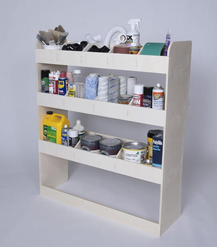 Vanify - Kompatibel mit Volkswagen Transporter T5 T6 L1 2003+ Fahrzeugeinrichtung Fahrzeugregale, Fa