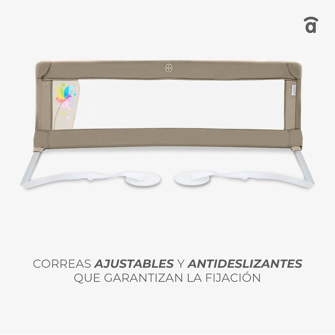 ASALVO 151505.0 Bettgitter 150 x 43,5 cm, Weiss Weiss, Weiss