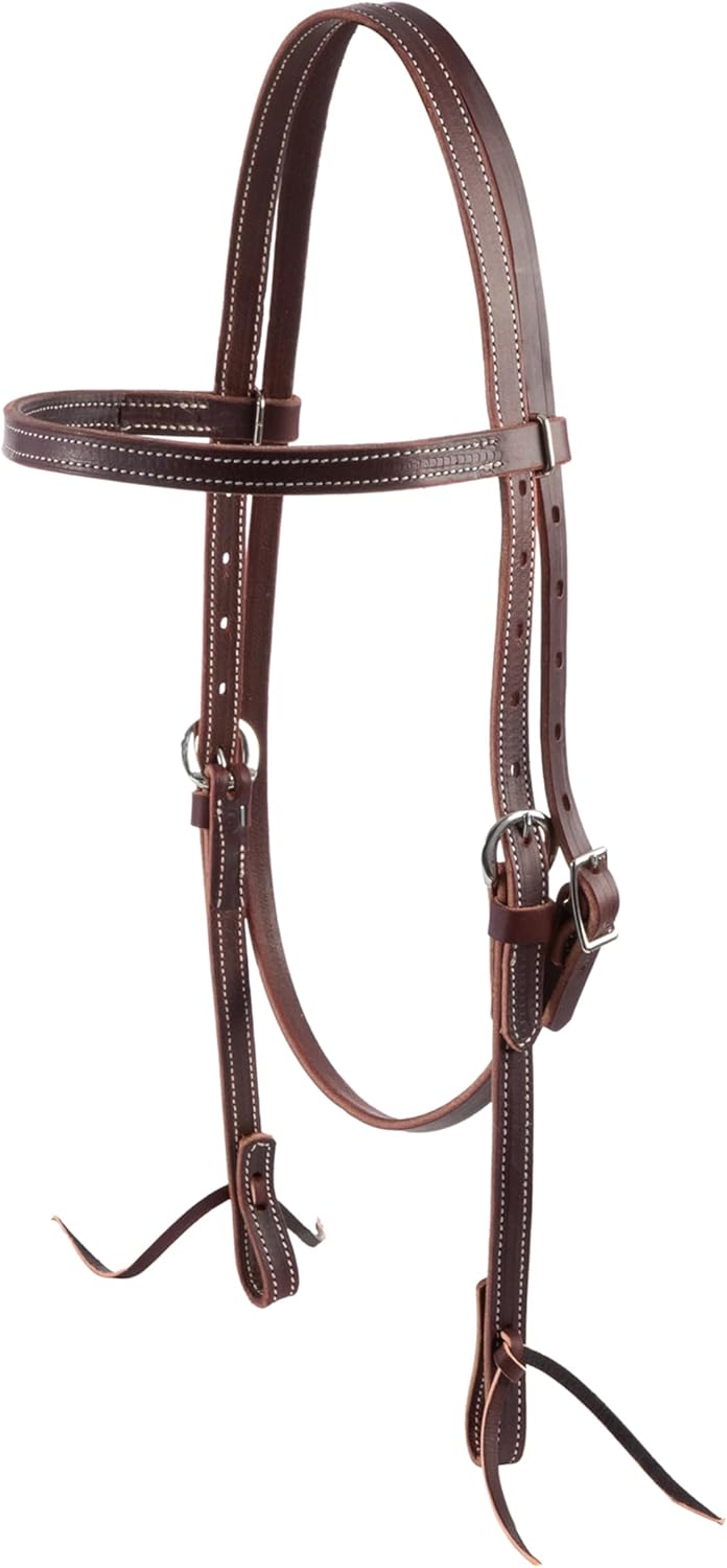 Weaver Leather Latigo Stirnband aus Leder burgunderfarben, burgunderfarben